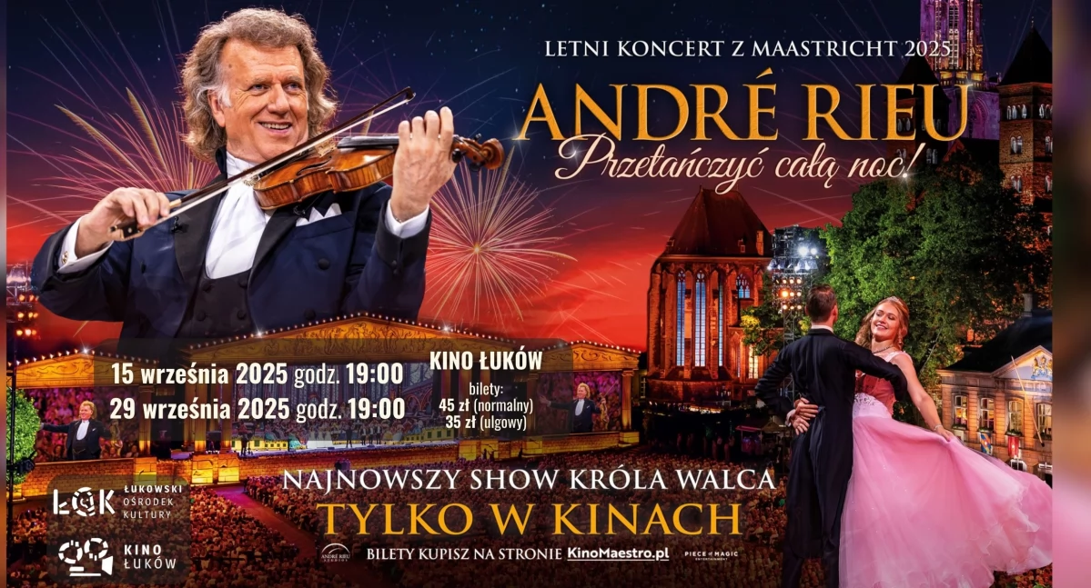 André Rieu w Kinie Łuków. Retransmisja koncertu „Przetańczyć całą noc!