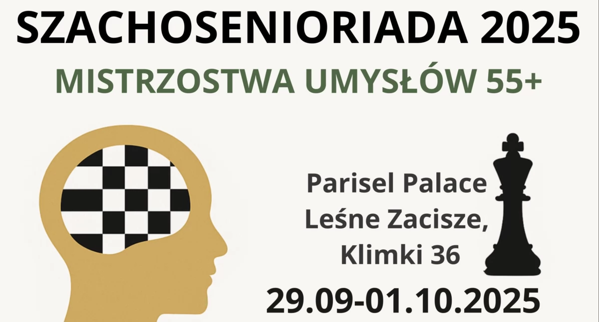 Gmina Łuków stawia na szachy – Zapraszamy na Szachosenioriadę w Klimkach