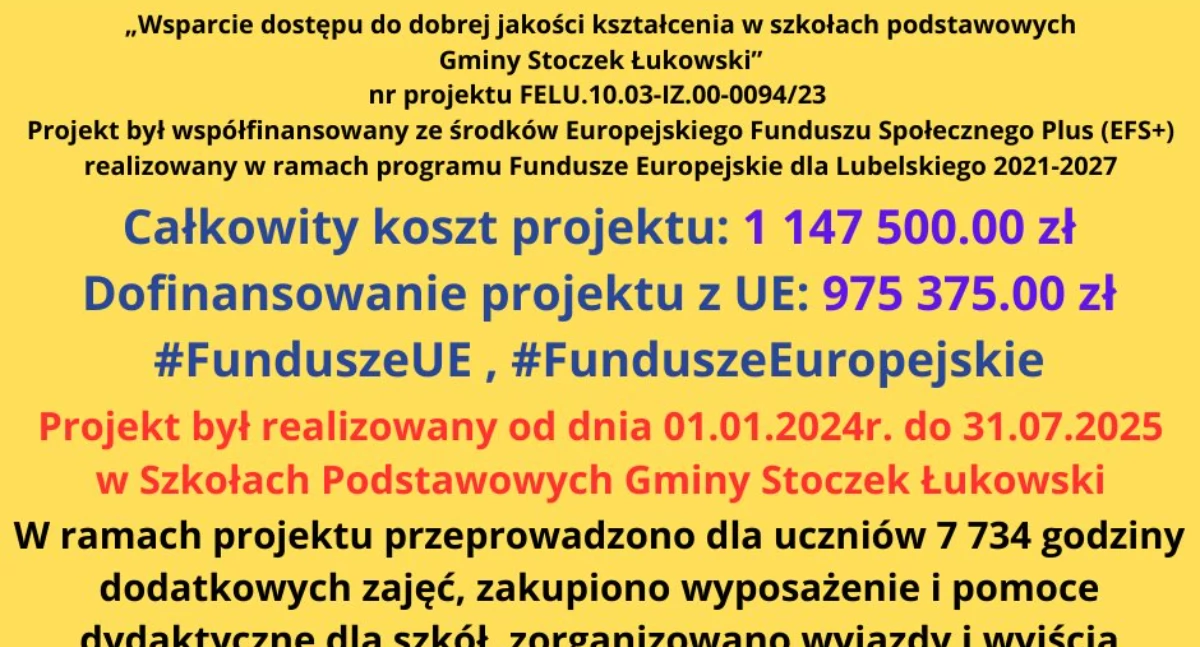 Szkoły w Gminie Stoczek Łukowski dostały nowe możliwości dzięki unijnemu wsparciu