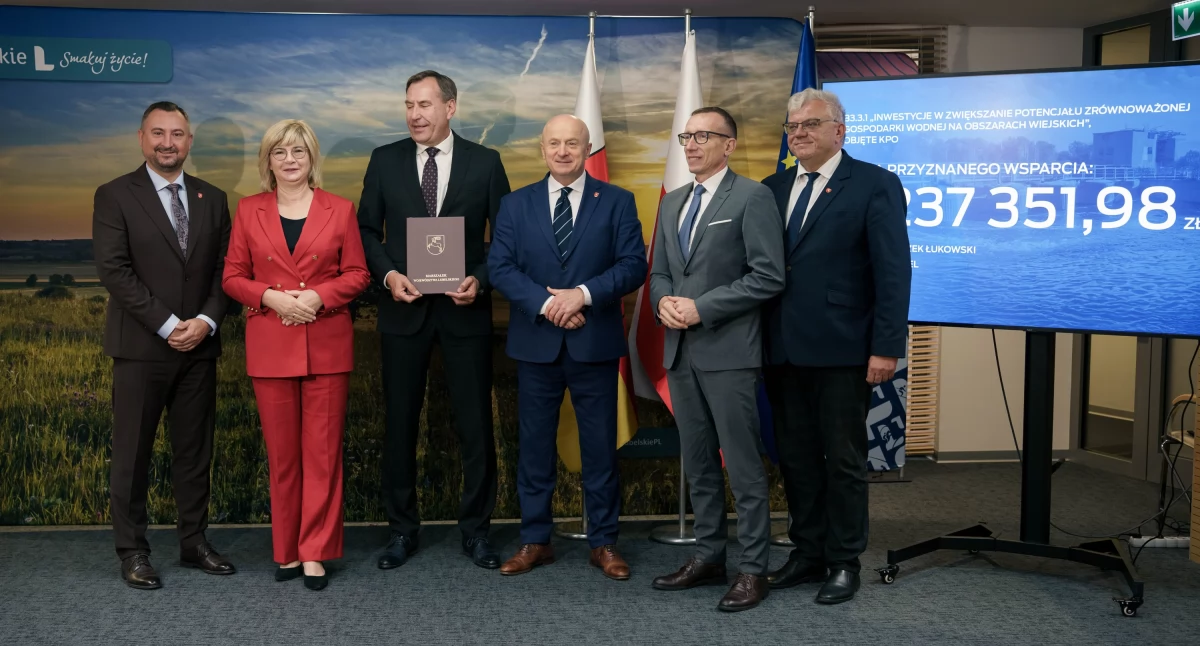 Ponad 2,2 mln zł na zbiorniki retencyjne. Duże wsparcie dla gminy Stoczek Łukowski