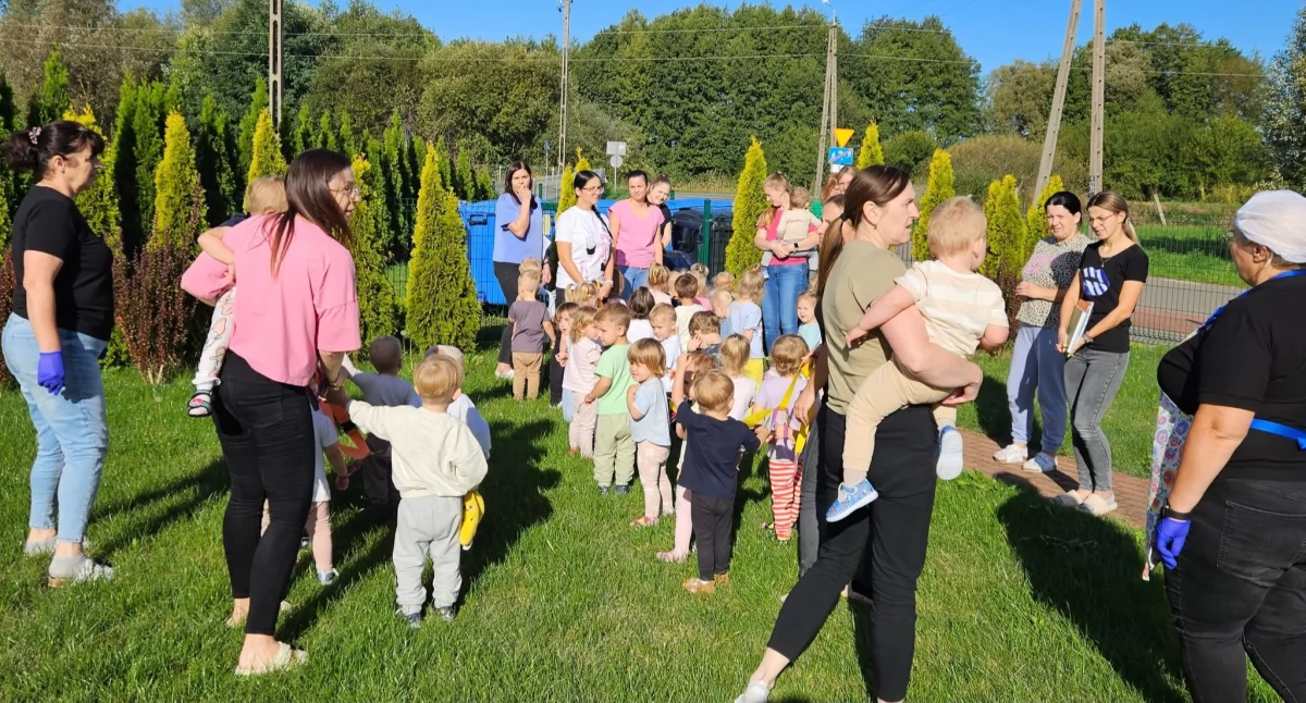 Żłobek „Maluszek” w Wesołówce ćwiczył ewakuację – wszystko poszło zgodnie z planem