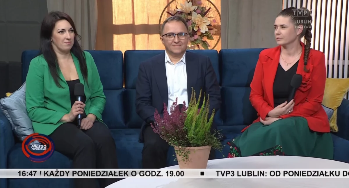 Koła Gospodyń Wiejskich z powiatu łukowskiego w TVP3 Lublin – zapraszają na wyjątkowe warsztaty