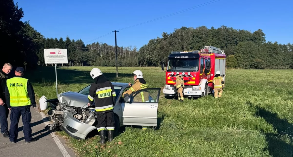 Kolizja w Ciechominie. Mandat i 10 punktów karnych dla kierowcy z województwa kujawsko-pomorskiego