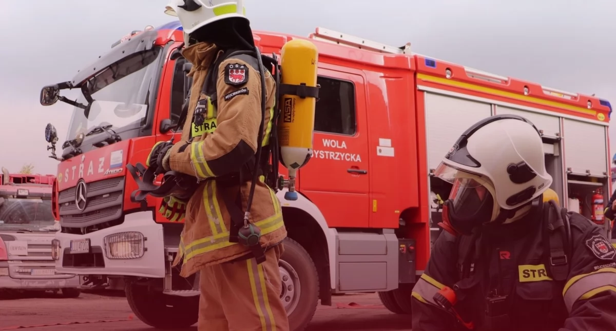 Syreny, wozy strażackie i policja w akcji. Duże ćwiczenia w gminie Wojcieszków już w piątek