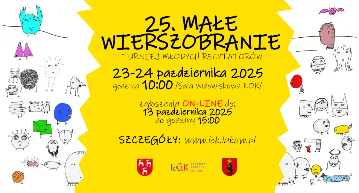 25. Małe Wierszobranie w Łukowie. Ruszają zgłoszenia do turnieju recytatorów