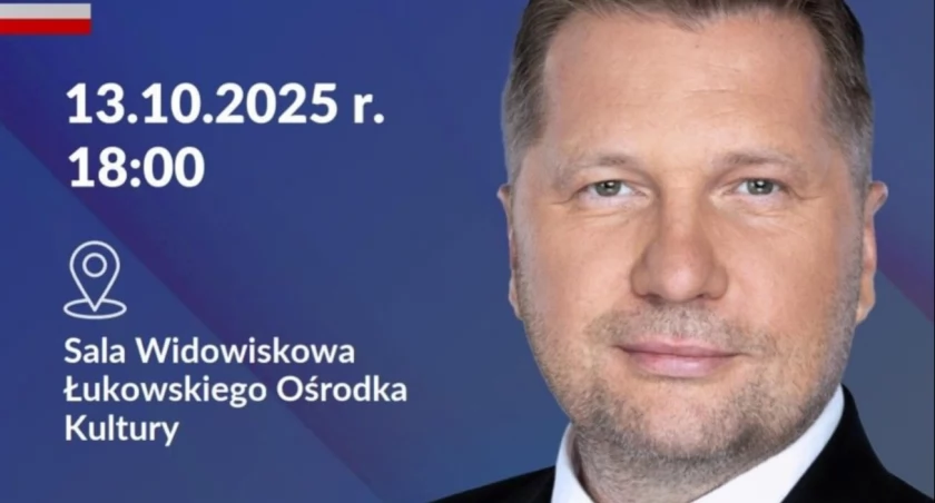 Przemysław Czarnek w Łukowie. Otwarte spotkanie w ŁOK o edukacji i inwestycjach