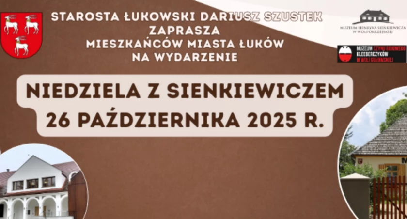 Zapraszamy na „Niedzielę z Sienkiewiczem” – kulturalną wyprawę śladami pisarza i bohaterów Września
