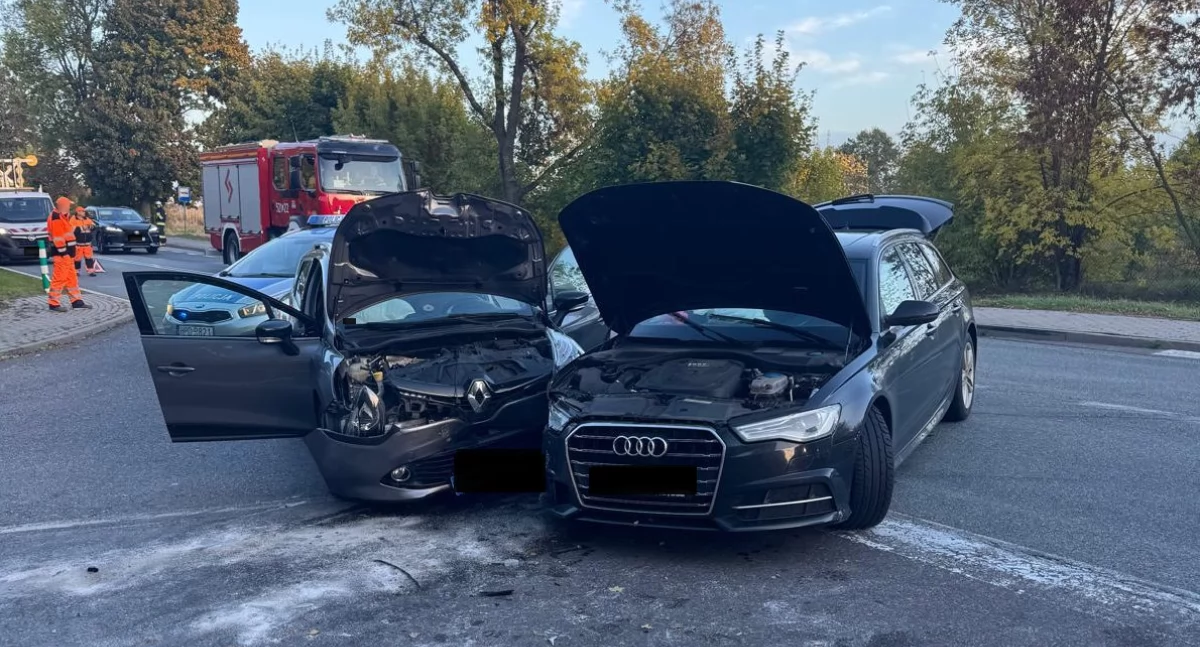 Chwila nieuwagi za kierownicą Audi. 22-latek z powiatu łukowskiego doprowadził do wypadku