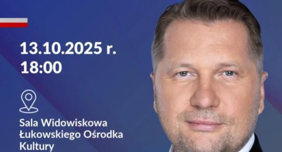 Przemysław Czarnek spotka się dziś z mieszkańcami Łukowa. Wybierasz się?