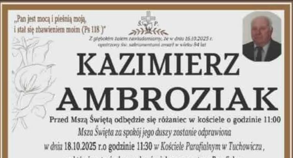 Nie żyje Kazimierz Ambroziak – wieloletni prezes OSP Gózd