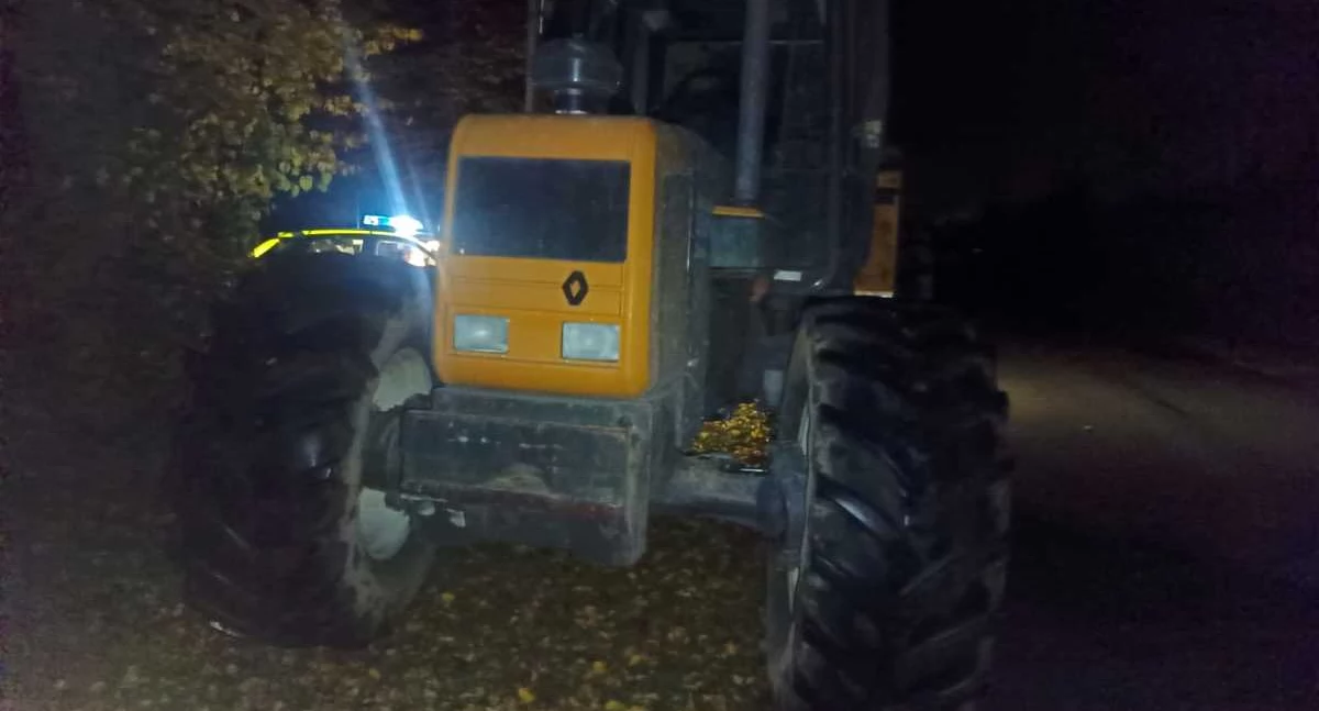 16-latek po pijanemu za kierownicą ciągnika! Policjanci nie mogli uwierzyć, co zobaczyli