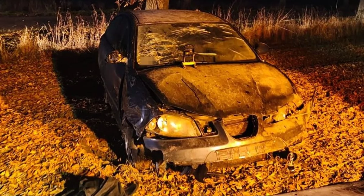 Groźny wypadek na DK63. 21-latka po alkoholu trafiła do szpitala