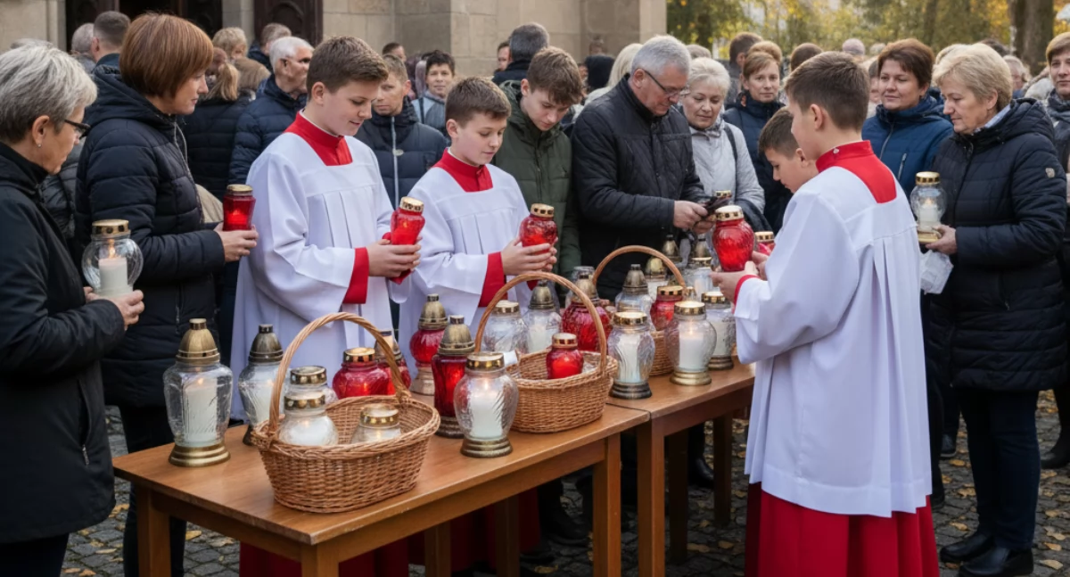  Szczytny cel w Parafii Przemienienia Pańskiego: Znicze na rozwój Służby Liturgicznej!