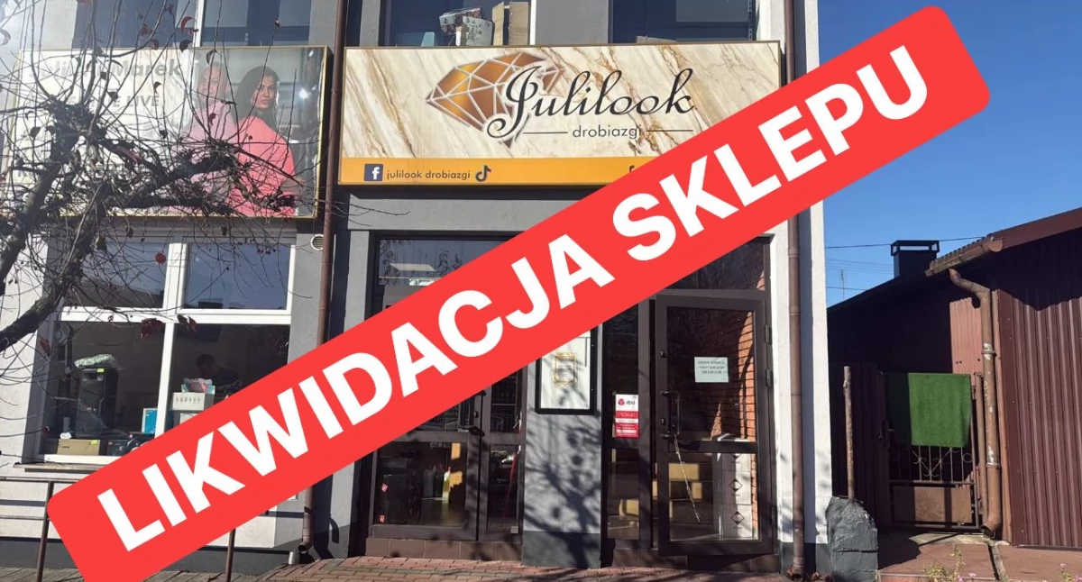 Julilook Drobiazgi zamyka sklep w Stoczku Łukowskim. Likwidacja dotyczy tylko punktu przy Placu Kościuszki