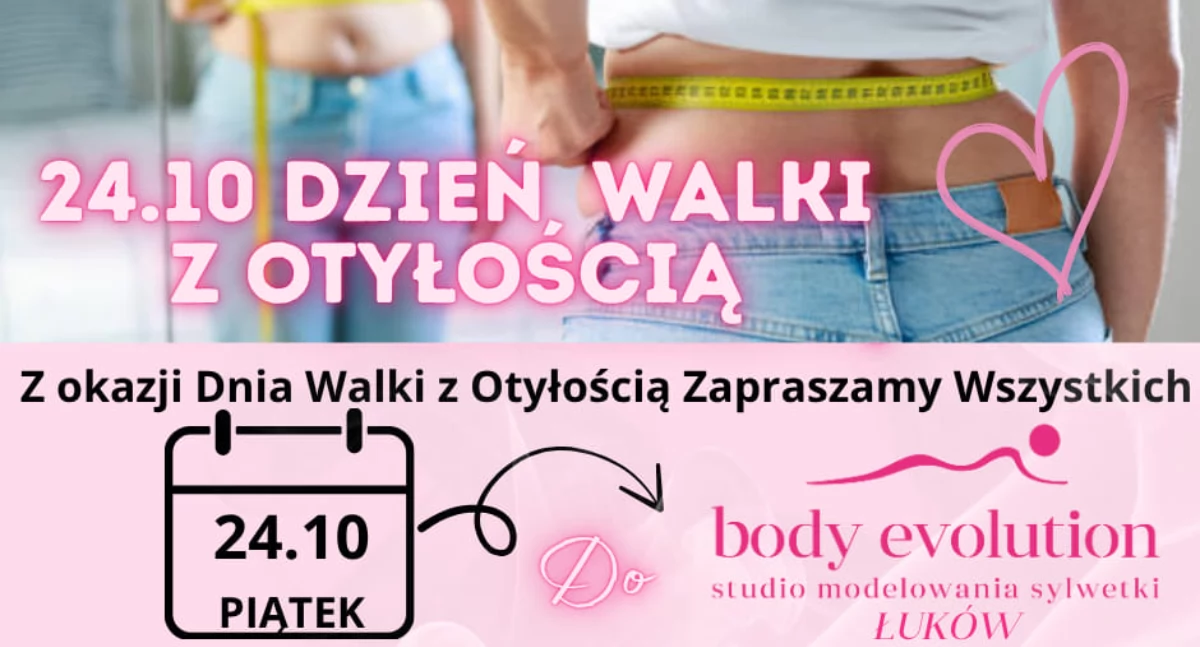Łuków: Dzień Otwarty Body Evolution – Bezpłatne zabiegi i promocje w Dniu walki z otyłością 