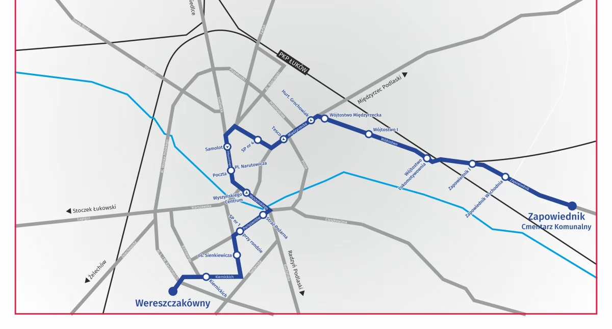 Specjalna linia autobusowa w Łukowie na Wszystkich Świętych. Darmowe przejazdy do cmentarzy