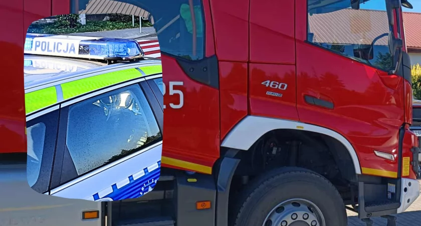 ŁUKÓW: Tragedia na Zapowiedniku! Straż otwiera drzwi, W środku znaleziono martwego mężczyznę