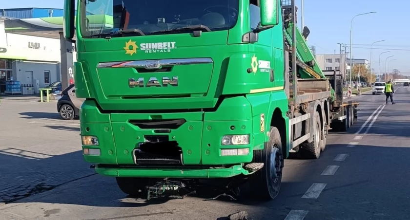 Rowerzysta pod Ciężarówką! Szokujący poranek w Łukowie! 