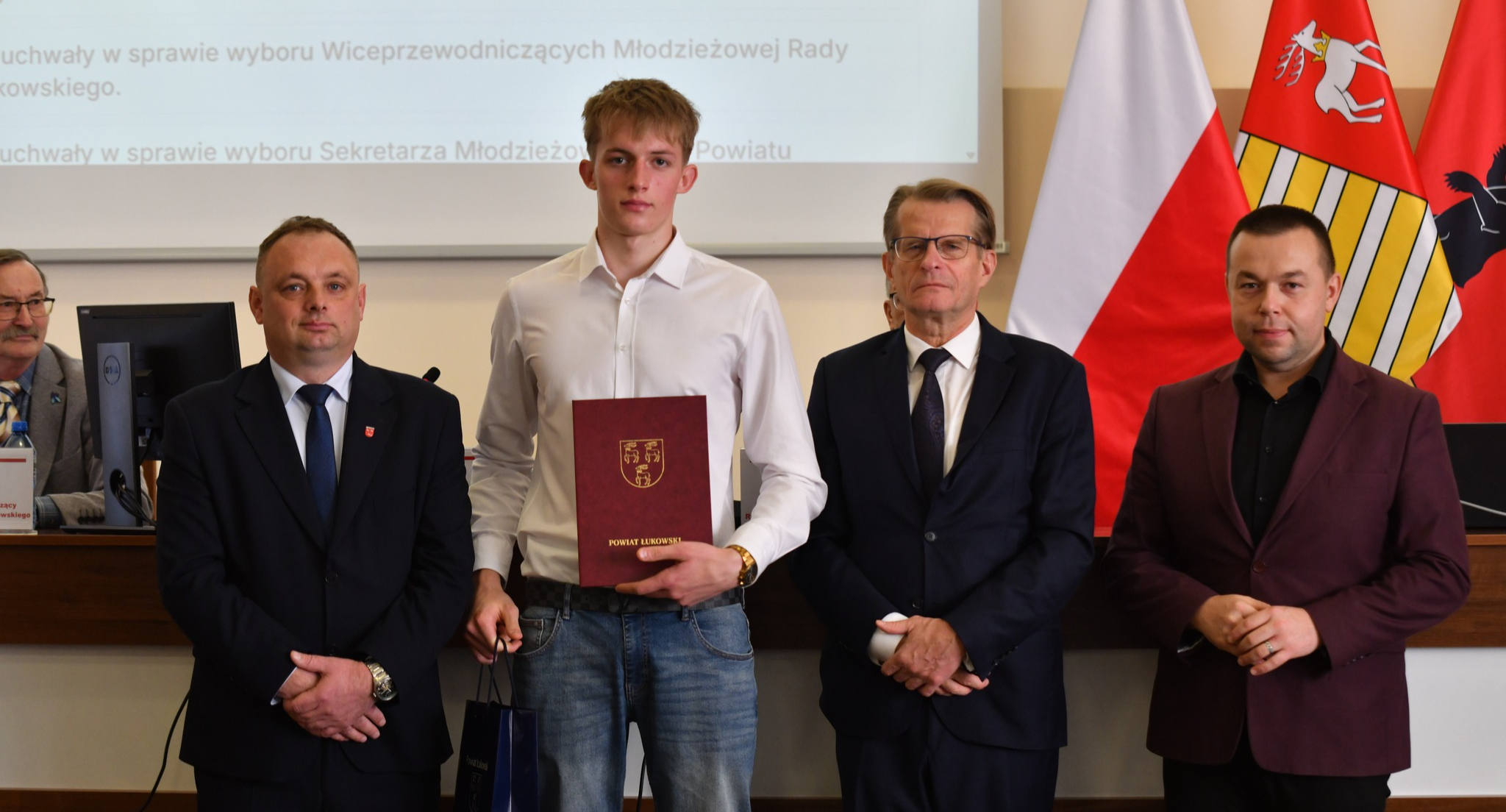 Łukowscy licealiści i technicy przejmują ster: Inauguracja Młodzieżowej Rady Powiatu