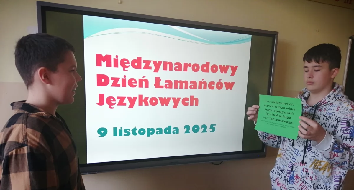 Nietypowe lekcje niemieckiego w Szkole Podstawowej nr 4 w Łukowie