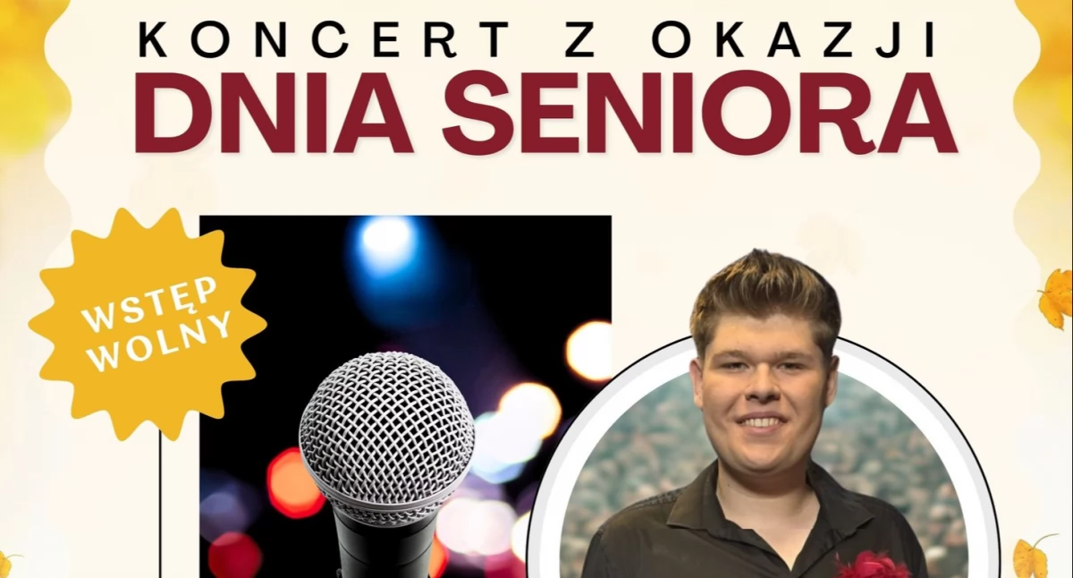 Laureat „Szansy na Sukces” zaśpiewa dla seniorów z Wojcieszkowa
