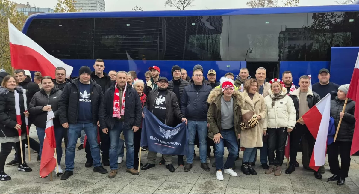 Reprezentacja Łukowa na czele Marszu Niepodległości (FOTO)