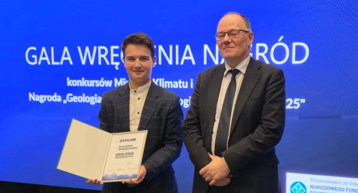Geologia ma Twarz! Krzysztof Kazimierczak z IV LO zwycięża w ogólnopolskim konkursie fotograficznym