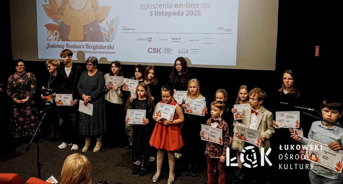 Poezja triumfuje. Wyłoniono reprezentantów na Wojewódzki Jesienny Konkurs Recytatorski