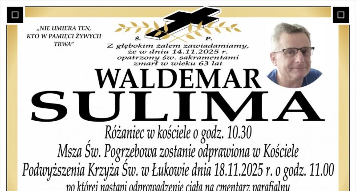  Ostatnie Pożegnanie Śp. Waldemara Sulimy, wieloletniego pracownika Gminy Stanin