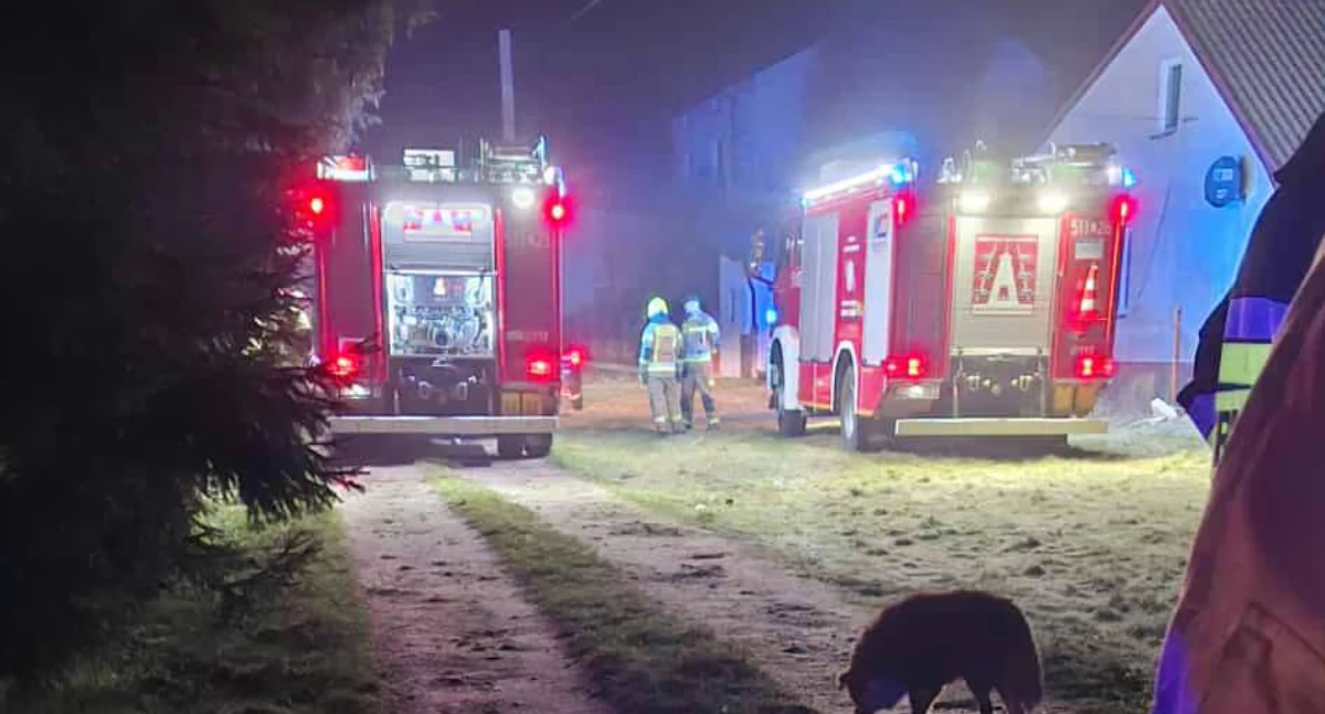 Tragiczny pożar Domu!  Zginął 53-latek 