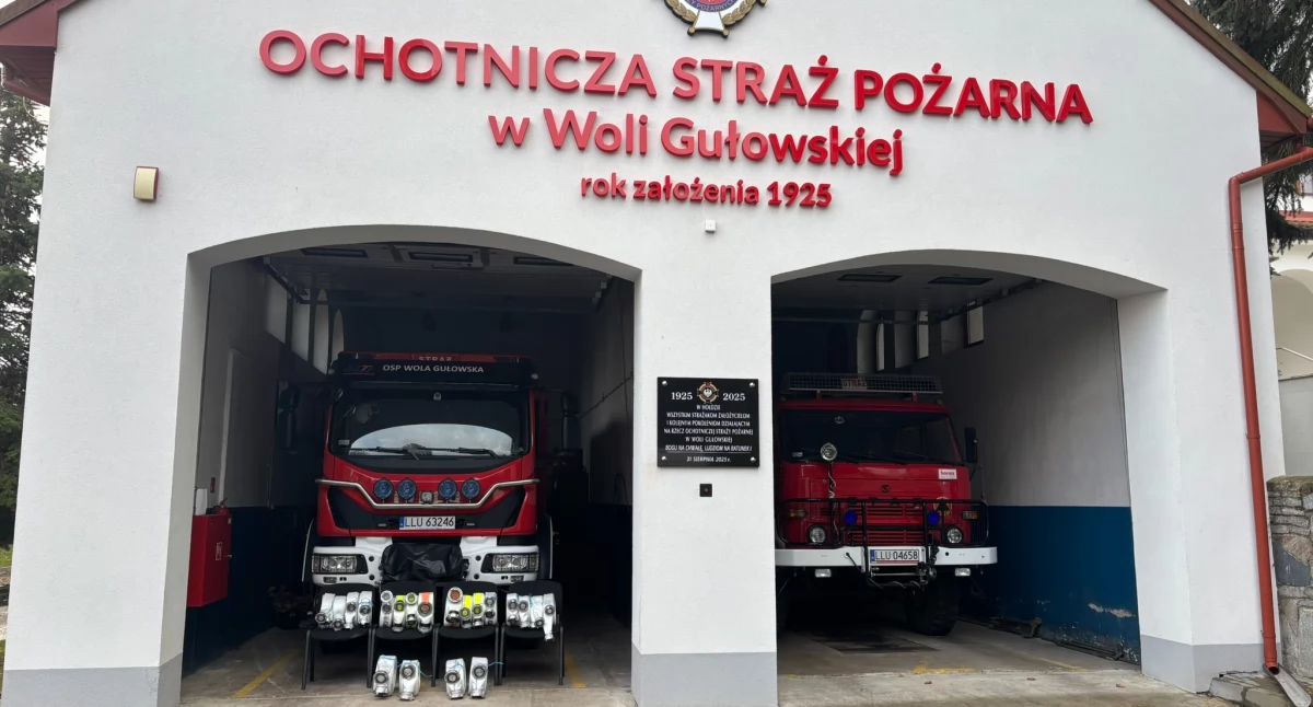 Wola Gułowska. Węże gaśnicze za 7100 zł. OSP zyskała sprzęt, który uratuje życie!