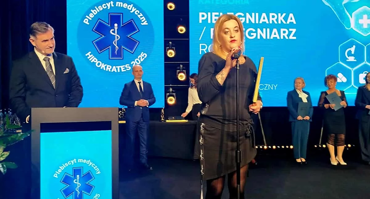 Magdalena Smarz z SPZOZ Łuków triumfuje w Plebiscycie Hipokrates 2025: Najlepsza Pielęgniarka w Powiecie Łukowskim