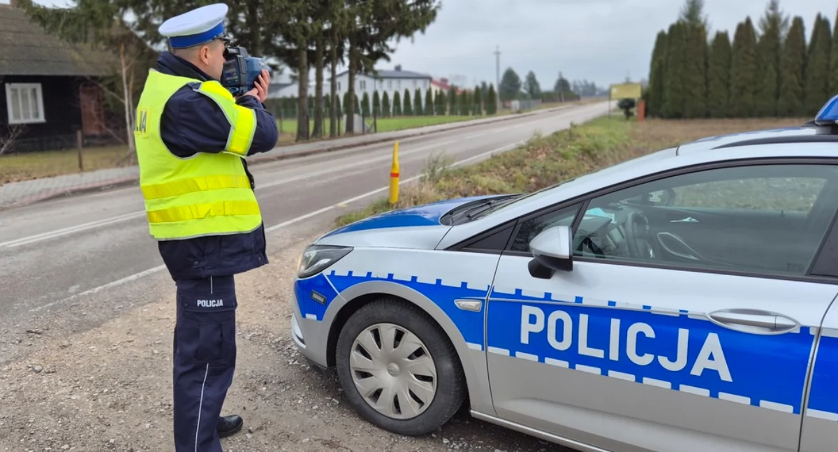 Policyjna akcja prędkość w Łukowie: Duże kontrole na drogach!