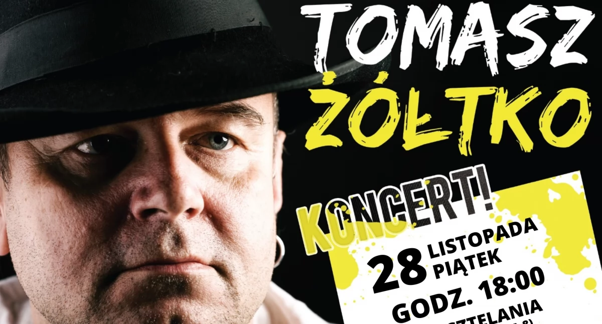 Koncert Tomasz Żółtko w Kasztelanii. Wstęp wolny!