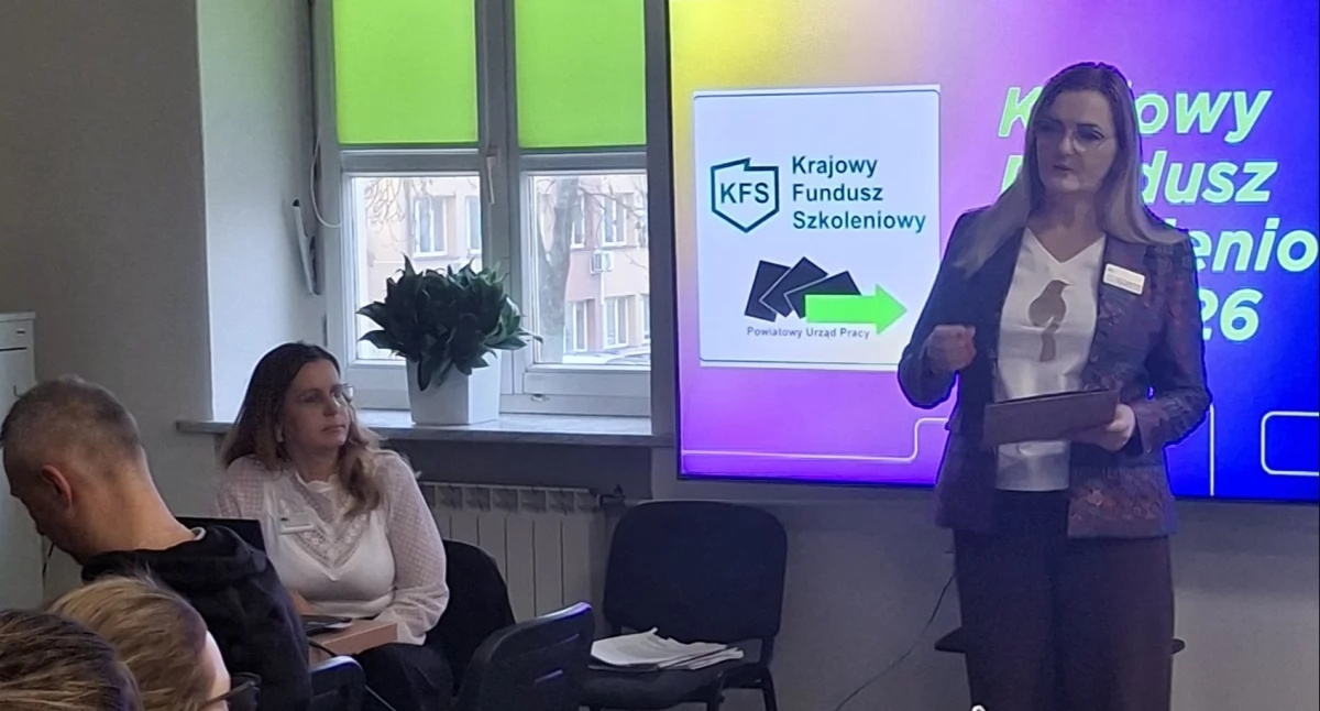 Sukces spotkania przy kawie: PUP Łuków wprowadza pracodawców w tajniki wsparcia z KFS na 2026 rok