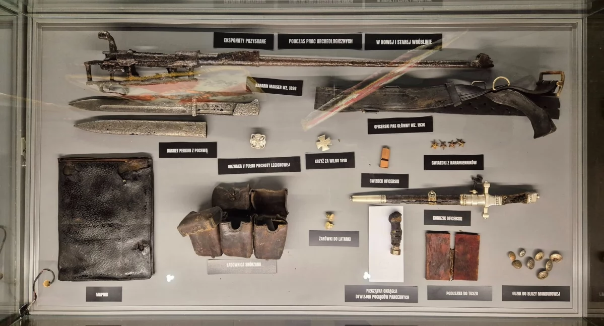 Sensacyjne znaleziska z Wróbliny Nowej wzbogaciły ekspozycję Muzeum Kleeberczyków 