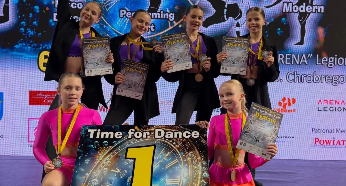 Tancerki z ŁOK Dance Factory zdobyły podium w Arenie Legionowo