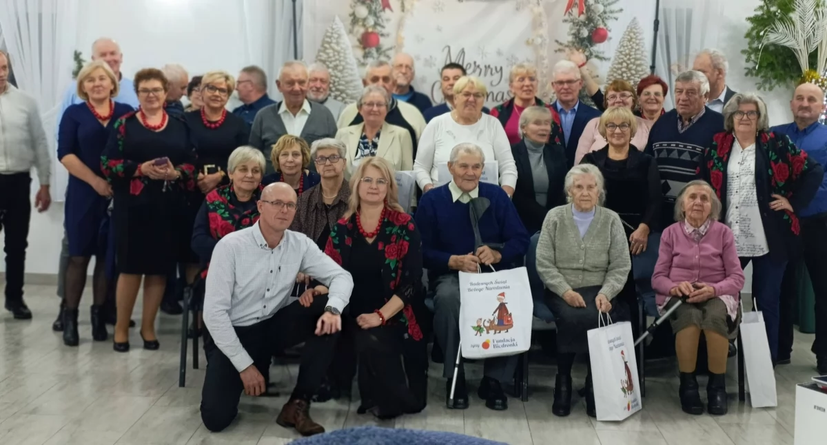 KGW Wólka Ciechomska uroczystą wigilią zakończyło program Fundacji Biedronki