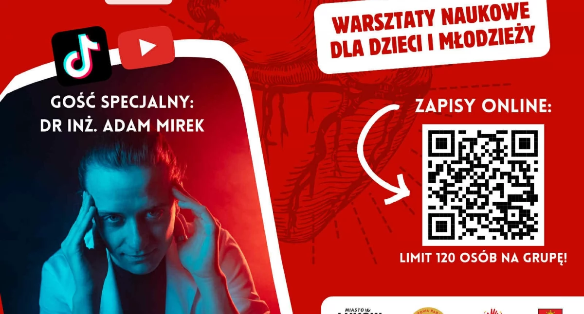 Dr inż. Adam Mirek gościem specjalnym w Łukowie. Młodzież „Zakochana w nauce”