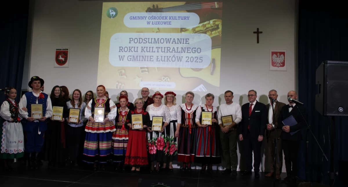 Aż 16 firm nagrodzonych! Zobacz, kto wspierał kulturę w Łukowie w 2025 roku.
