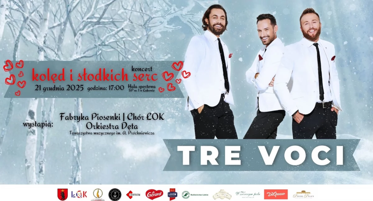 Muzyczna magia i wielkie serca. Przed nami jubileuszowy Koncert Kolęd i Słodkich Serc w Łukowie