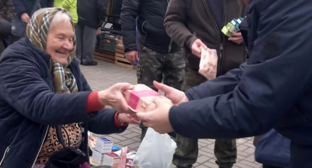 Łuków: Akcja Kupuj Lokalne. Ruch Narodowy na targowisku