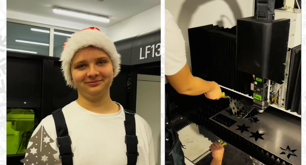  Nowoczesne technologie w świątecznym wydaniu – warsztaty laserowe w BCU Łuków