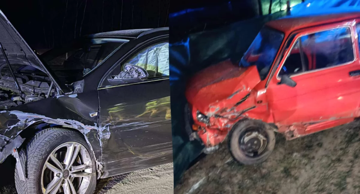 Pani Karolina wyjaśnia okoliczności wigilijnej kolizji w Okrzei: Kto brał udział w zderzeniu malucha z oplem?