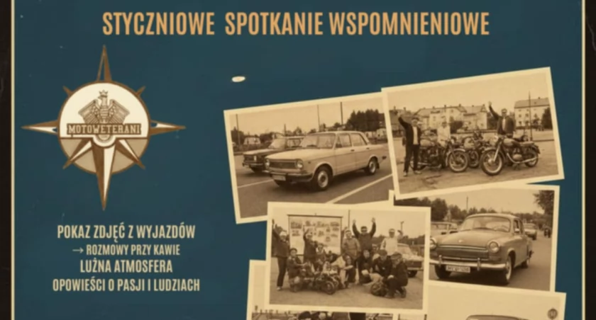 Motoweterani z Łukowa zapraszają na styczniowe spotkanie pełne starych zdjęć i opowieści