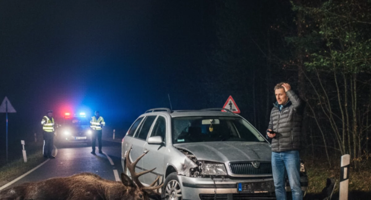 Łoś na drodze to ściana mięśni, pijany za kółkiem to wyrok: czarny weekend pod Łukowem