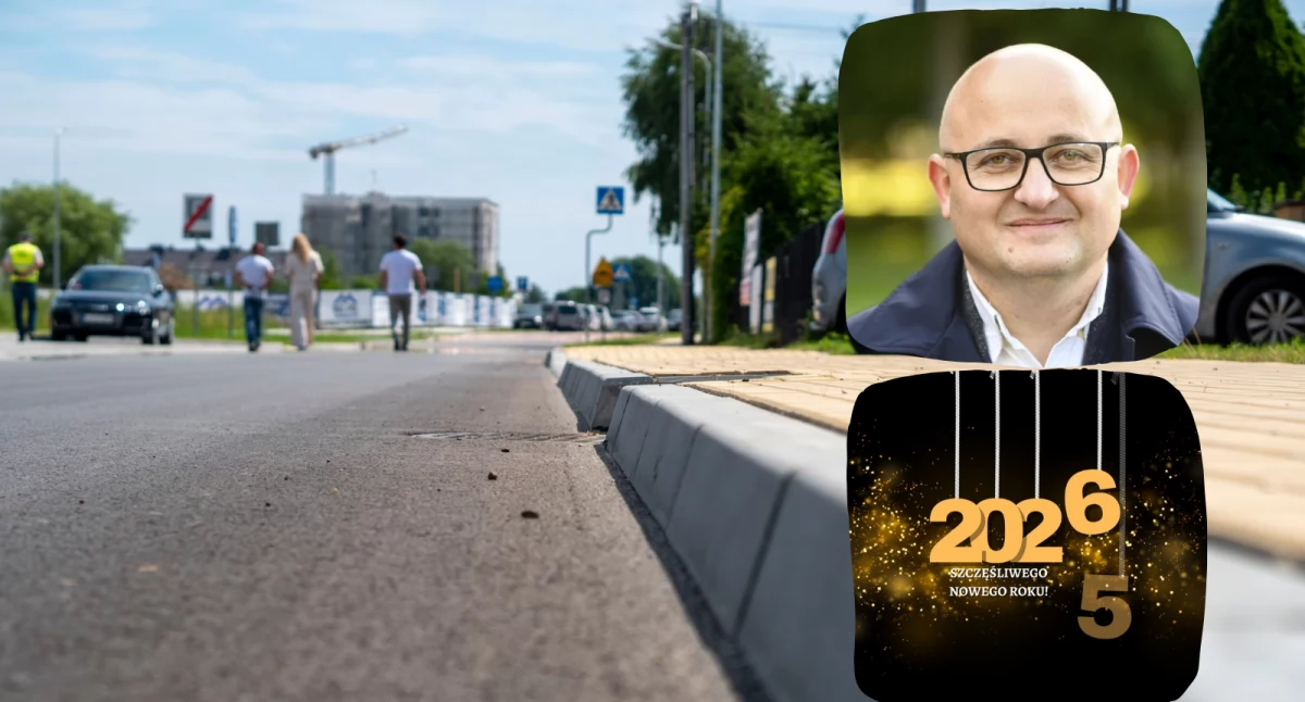 Przewodniczący Artur Czubaszek podsumował 2025 rok w Łukowie: Dużo nowych dróg, mieszkań i miejsc dla dzieci