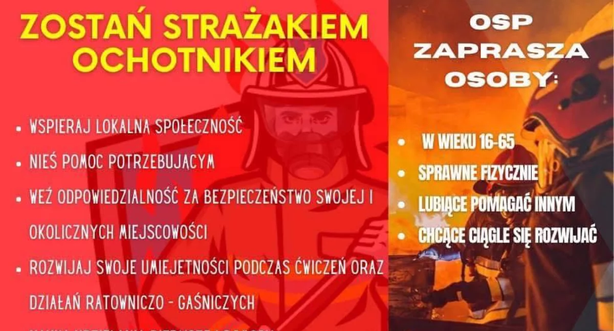 Chcesz ratować życie w swojej okolicy? OSP Krzywda czeka właśnie na Ciebie!