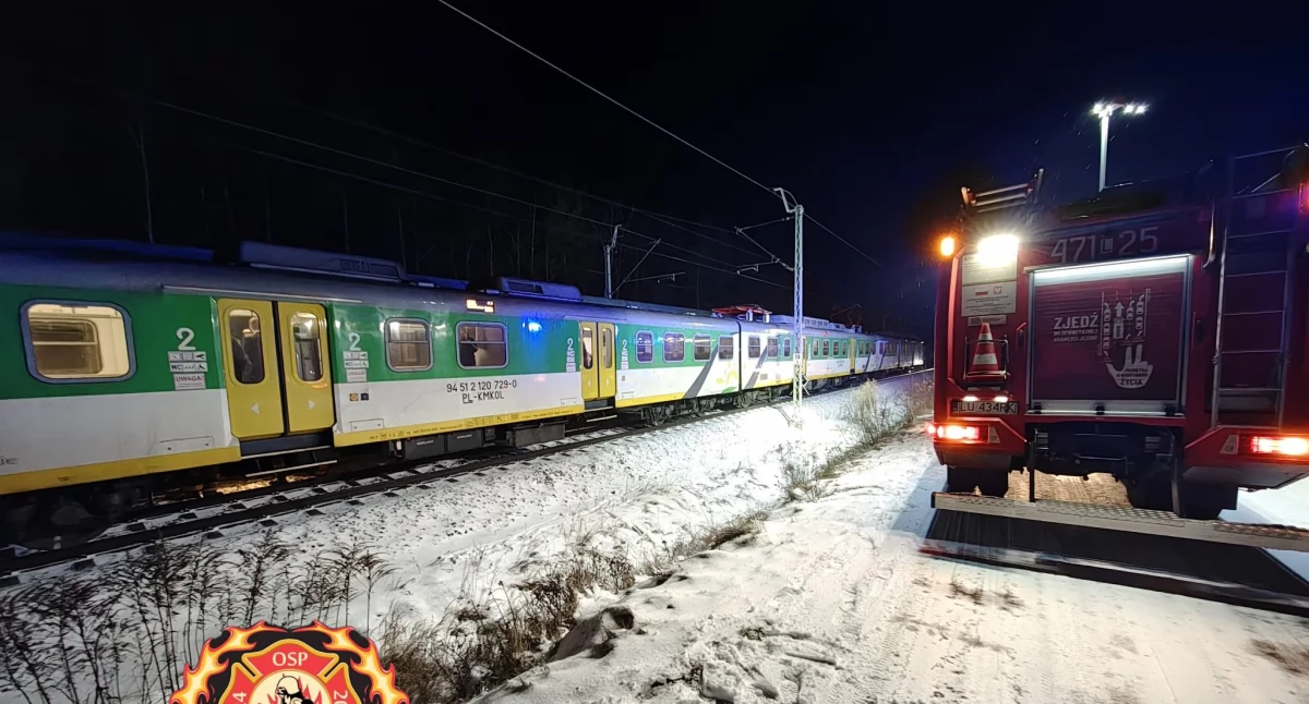Horror w Nowy Rok! Pociąg uwięziony w śnieżnych zaspach pod Łukowem