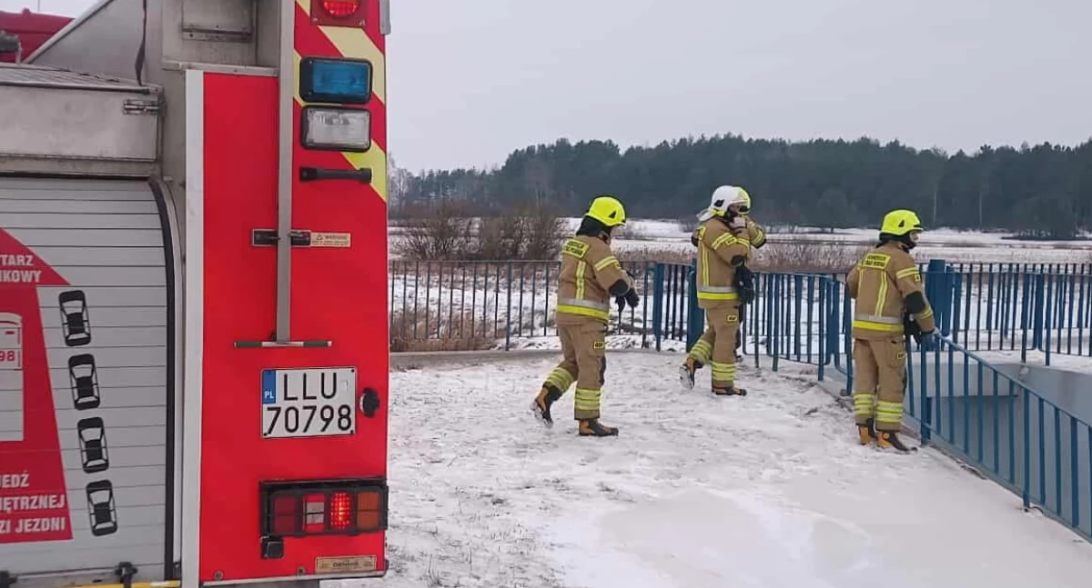Niedzielna akcja w Burcu. Martwe zwierzę w rzece wywołało poruszenie